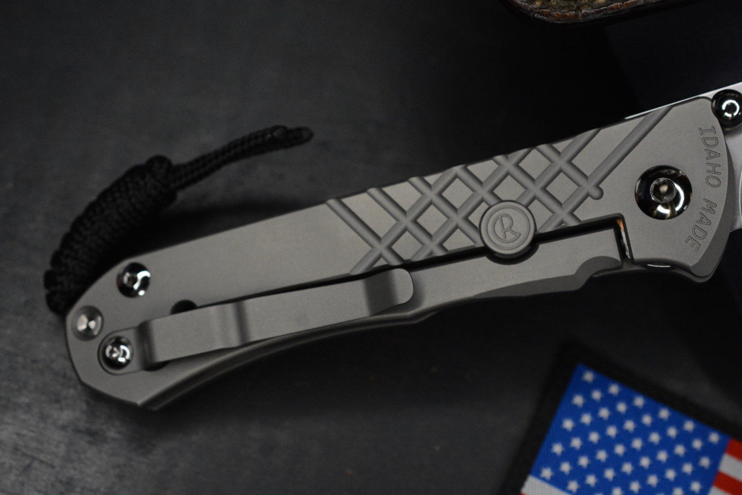 NEW Chris Reeve Umnumzaan DP Magnacut Ti Glass Blasted w/Robertson Gator Sheath