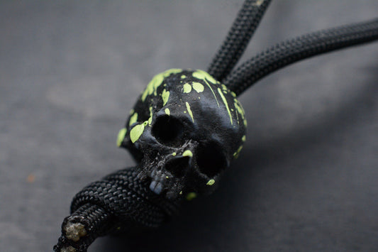 RARE 4t5 Design Triple 7 Skull Bead “Key Lime Pie” Playge/ JRW/ NGMCo