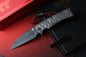 NEW CHAVES Knives Red Label Sangre Street - Black PVD M390 / Rocked Ti Handles