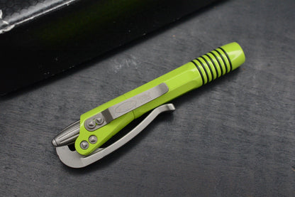 RARE Microtech Siphon II Stainless Tactical Pen Apocalyptic Green SN1060 10/2016