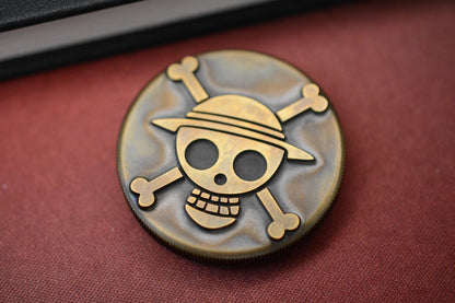 RARE Metal Style One Piece Brass Worry Coin Re Playge Microtech