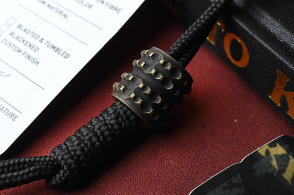 NEW Griffin Combat M990 Full Size Lanyard Bead - Aged Brass Tread Pattern