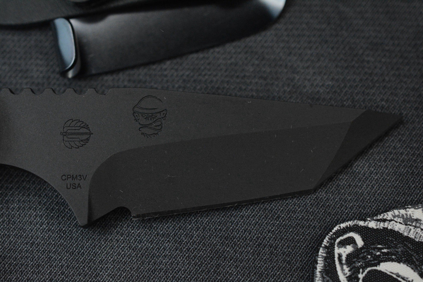 RARE Strider x Monkey Edge EXC - Tanto CPM3V / DB Red MEFP w/ Monkey Bead ++