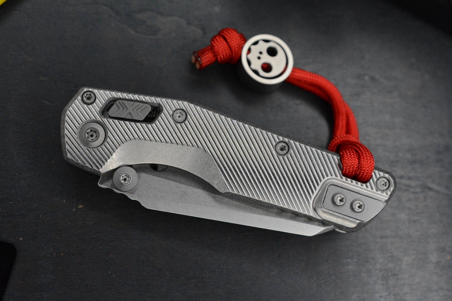 RARE Microtech MSI MINI -  Marfione Selects / Fluted Titanium w/ John Wick Pack