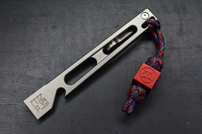 NEW Nice Guy Machine Co Side Piece Ti Pry w/ TKW Frankart Bead NGMCo