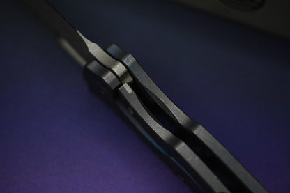 NEW Urban EDC x Demko Castellan N/F - Acid Etched Vanax / Blurple Rock Ti