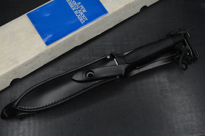 VINTAGE Paul Gerber 1979 MKII Survival Knive w/OEM Leather sheath & Box COMPLETE