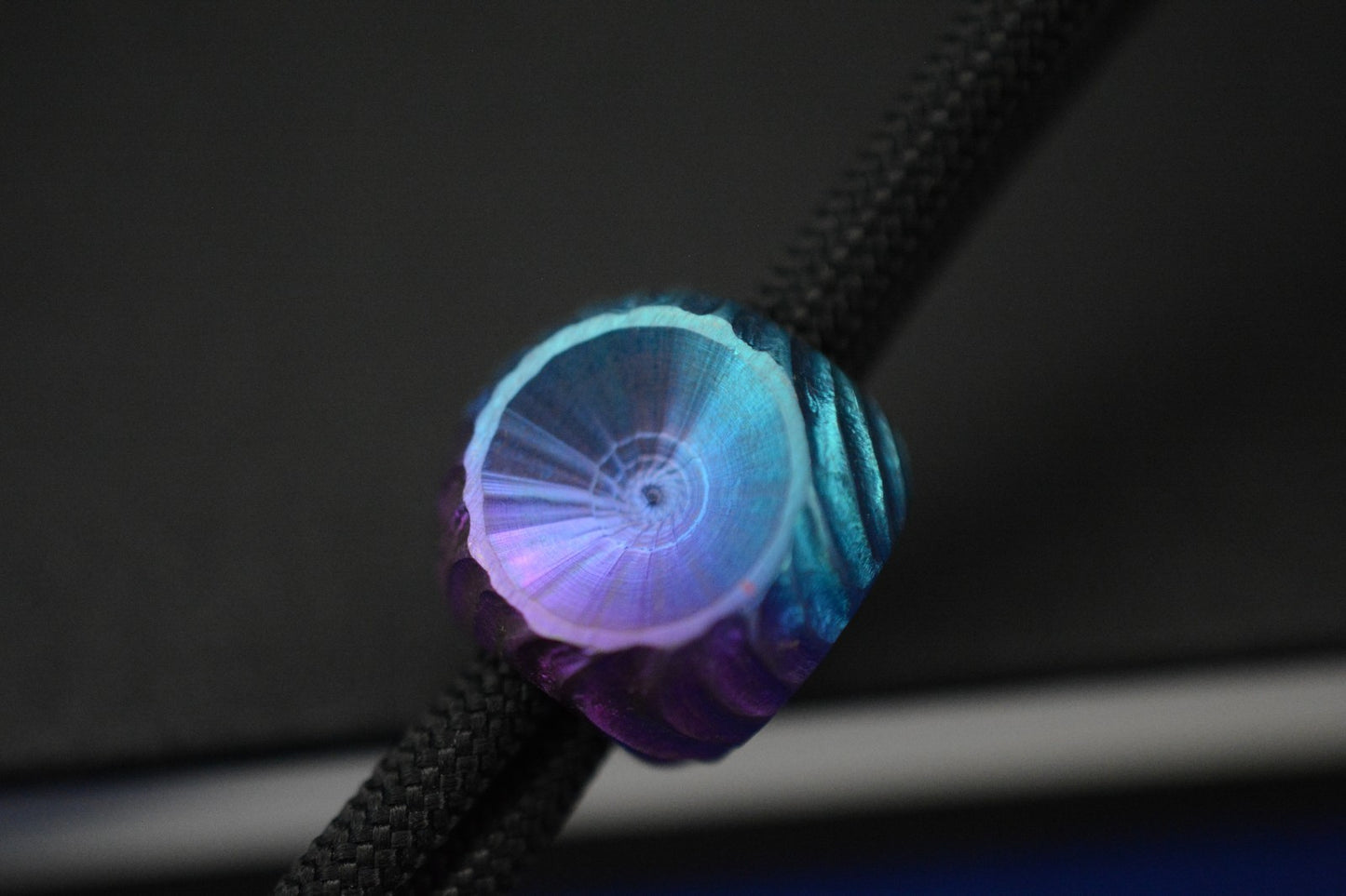 RARE Renaissance Creations Custom /Tri Way Full Ano Ti Bead Re Playge Microtech