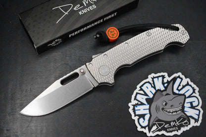 NEW Demko AD20 Full Size Textured Ti Magnacut Shark Lock USA MADE w/ Playge Bead