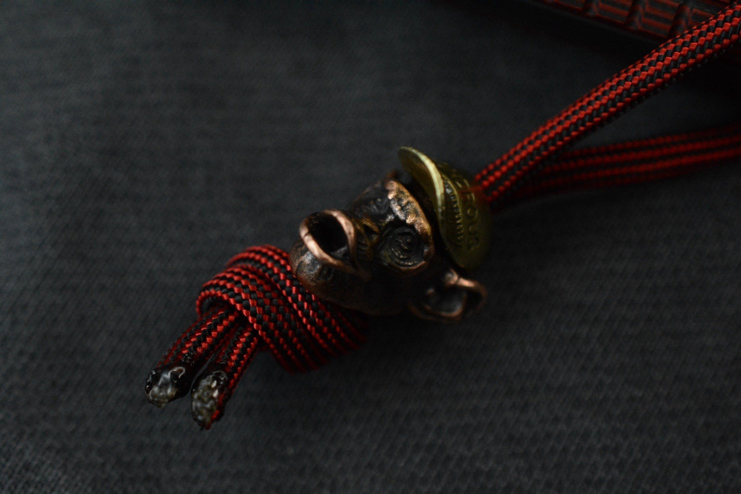 RARE Strider x Monkey Edge EXC - Tanto CPM3V / DB Red MEFP w/ Monkey Bead ++