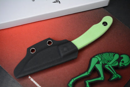 RARE Ed’s Manifesto & Sneakreaper Elvia Field Knife - Slime Green/Acid Stonewash