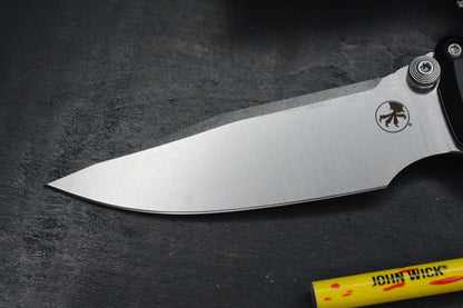 NEW Microtech Socom Delta RAM-LOK Aluminum Black/ M390 w/ John Wick Pack & Bead