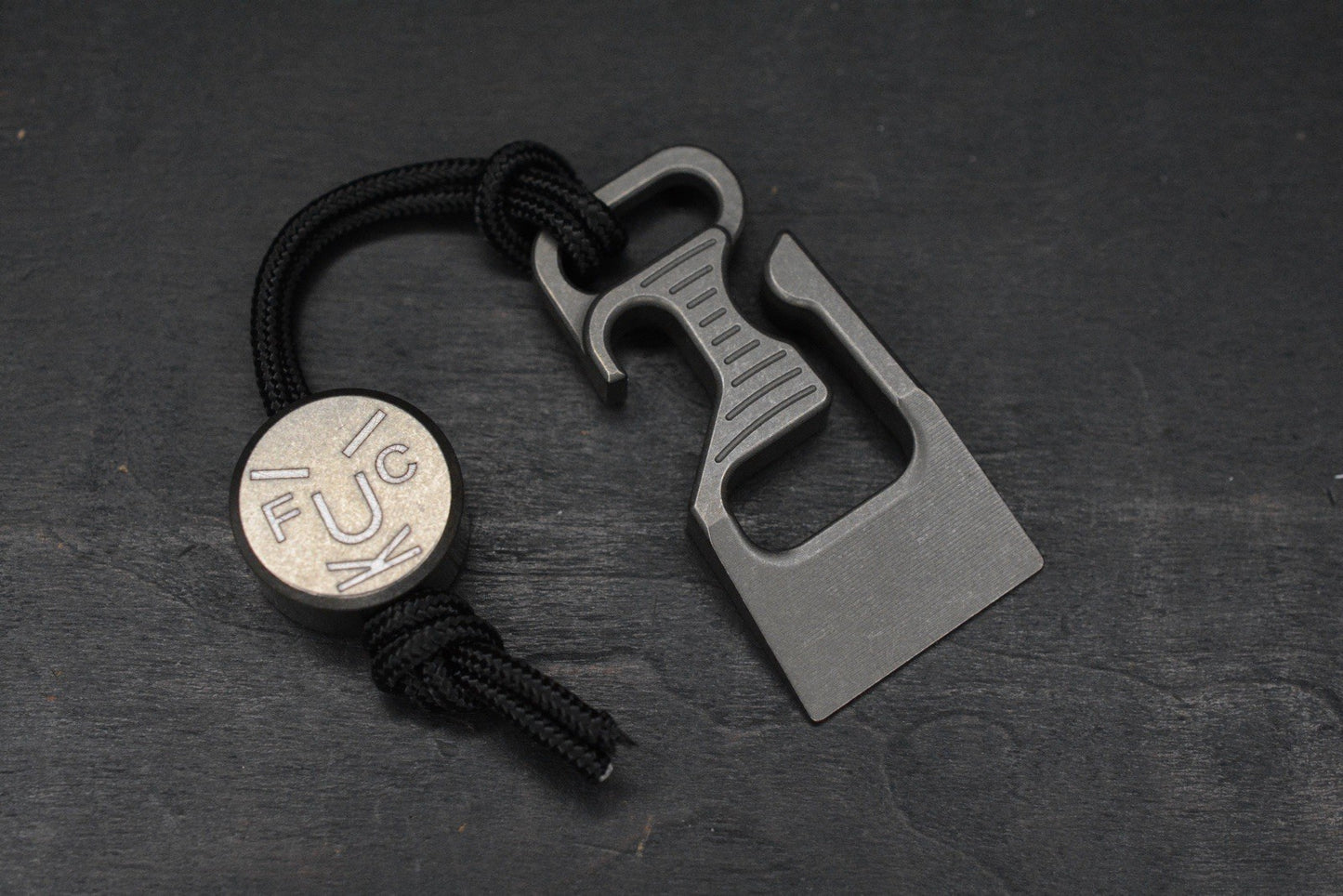 NEW Nice Guy Machine Co Minion Ti Pry NGMCo w/ TKW F**k Face Bead