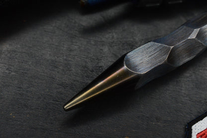 RARE 1 Of 1 Death Spike - Screw In Ice Pick - Rock Finished Ano w/ Custom Bead