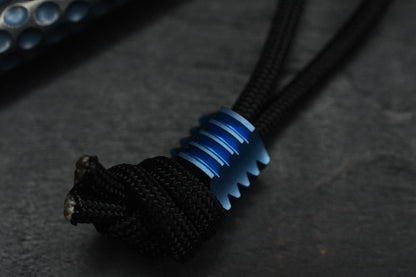 NEW RMJ USA Pentagon Screwdriver - Blue Ano Ti  w/ Radiator Bead