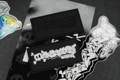 NEW INKY EDC x Myke Cruz - Cruzer EDC Banner Patch Set 2x Patch Set B/W