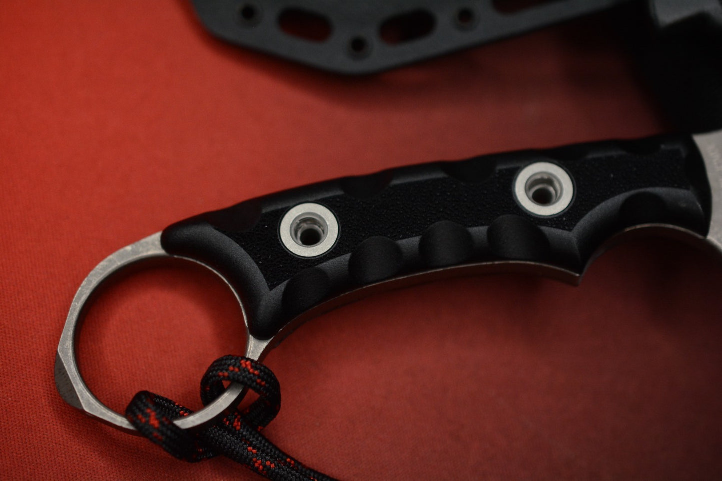 NEW TKell Knives Nighthawk Battlelock Black / Recon Distressed w/ Poison Bead