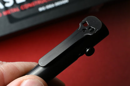 NEW CHAVES x Big Idea Blacked Out DLC Ti Bolt Pen w/ CHAVES Skull Clip