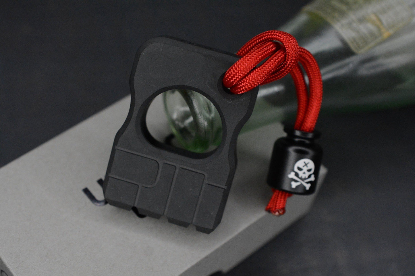 NEW Urban EDC x CadLab Bump Bottle Opener Black Titanium w/Poison Bead