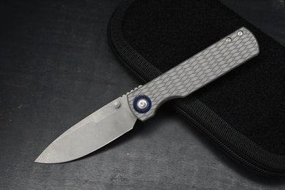 CUSTOM Monterey Bay Sea Otter Iron Weave - Timascus Pivot / Compound Magnacut