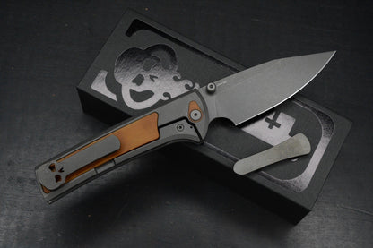 NEW CHAVES Scapegoat 229 Dirty Steve - SW Grey PVD / Natural Micarta Magnetic EXC 1/50