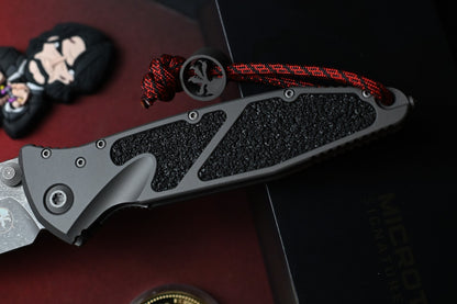 Microtech Socom Elite Warcom w/ Natural Clear Handles & Apocalyptic w/ Wick Pack