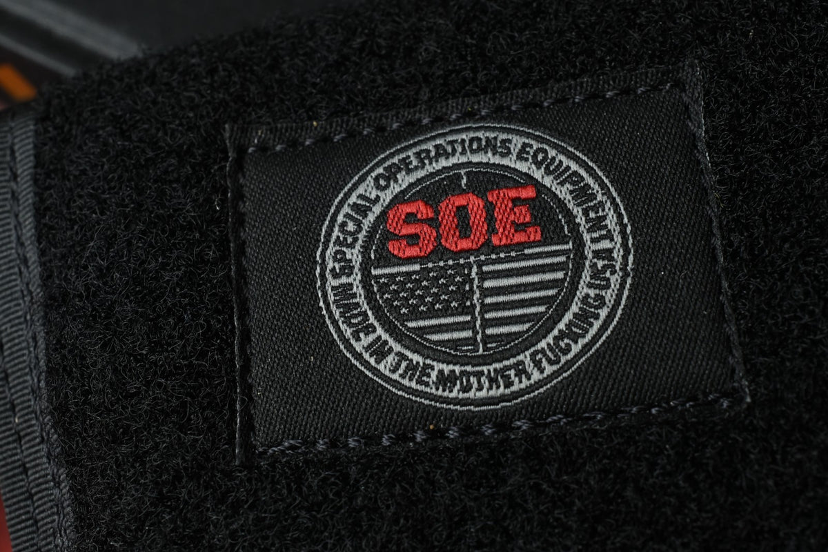 RARE SOE Organizer Pouch - Black / Red 5” w/ Wkrmn Bead