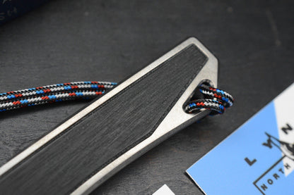 NEW Lynch NW Open Door Policy Pry - SW Ti / Black Micarta Inlays w/ Ultem Bead