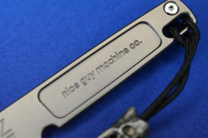 NEW Nice GuyMachine Co The Wraith - Titanium Pry Bar NGMCo w/ TKW Molar Bead
