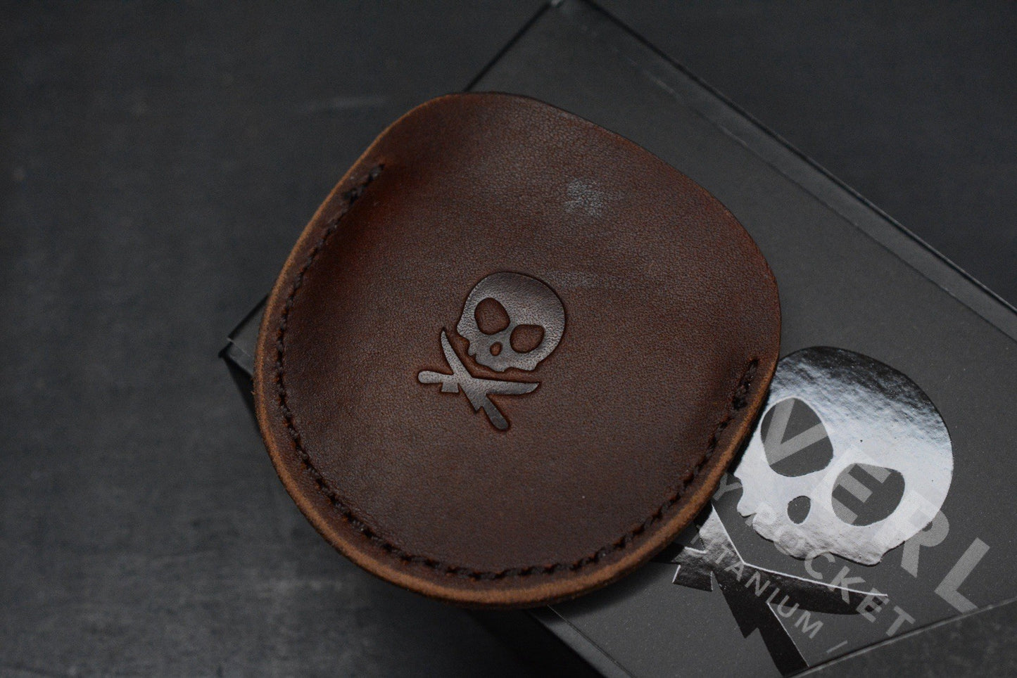 NEW Pete’s Pirate Life PPK Overlook Kinfe & Coin - M390 / Black Acid Wash Ti