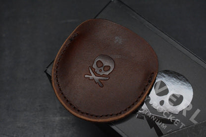 NEW Pete’s Pirate Life PPK Overlook Kinfe & Coin - M390 / Black Acid Wash Ti