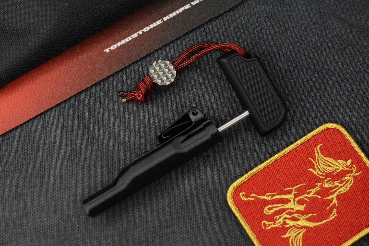 NEW Bastanelli Creations Cardiac Spike - Black Aluminum w/ TKW Curator & Patch