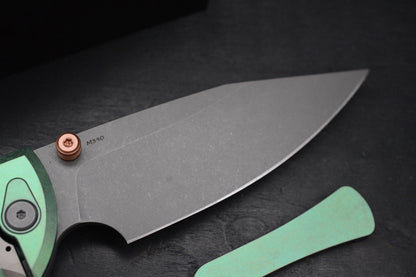 RARE++ Chaves Custom EXC Scapegoat - Green Ano Ti / Copper Magnetic Inlay 1/50
