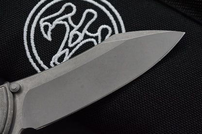 NEW Hawk Knives Talon M390 Full Titanium Inlay w/ Copperhead & Predator Patch