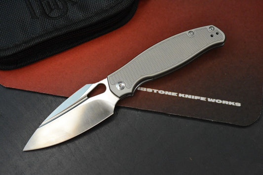 NEW Monterey Bay Knives Wolverine Diamond Plate Ti- S90V Blade SOLD OUT
