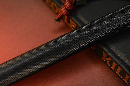 NEW Royal Creations Death Pick Kubaton Gloss Black Aluminum Re Microtech