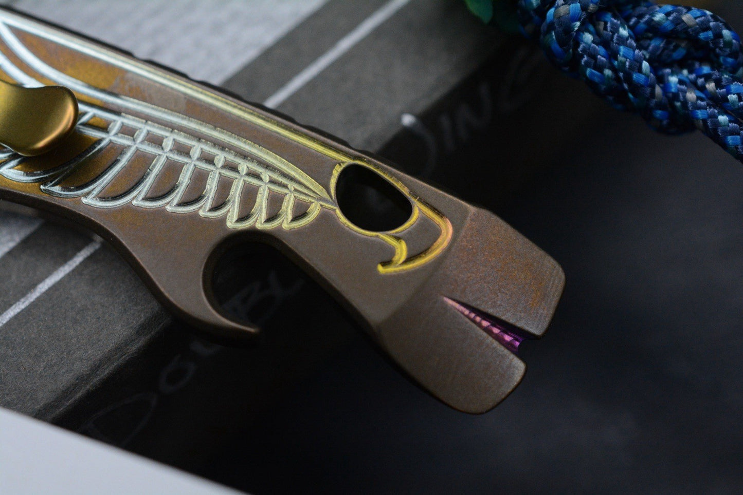 NEW Lynch Northwest V2.7 Double Wing Makers Choice Ano Pry w/ Custom Bead & COA