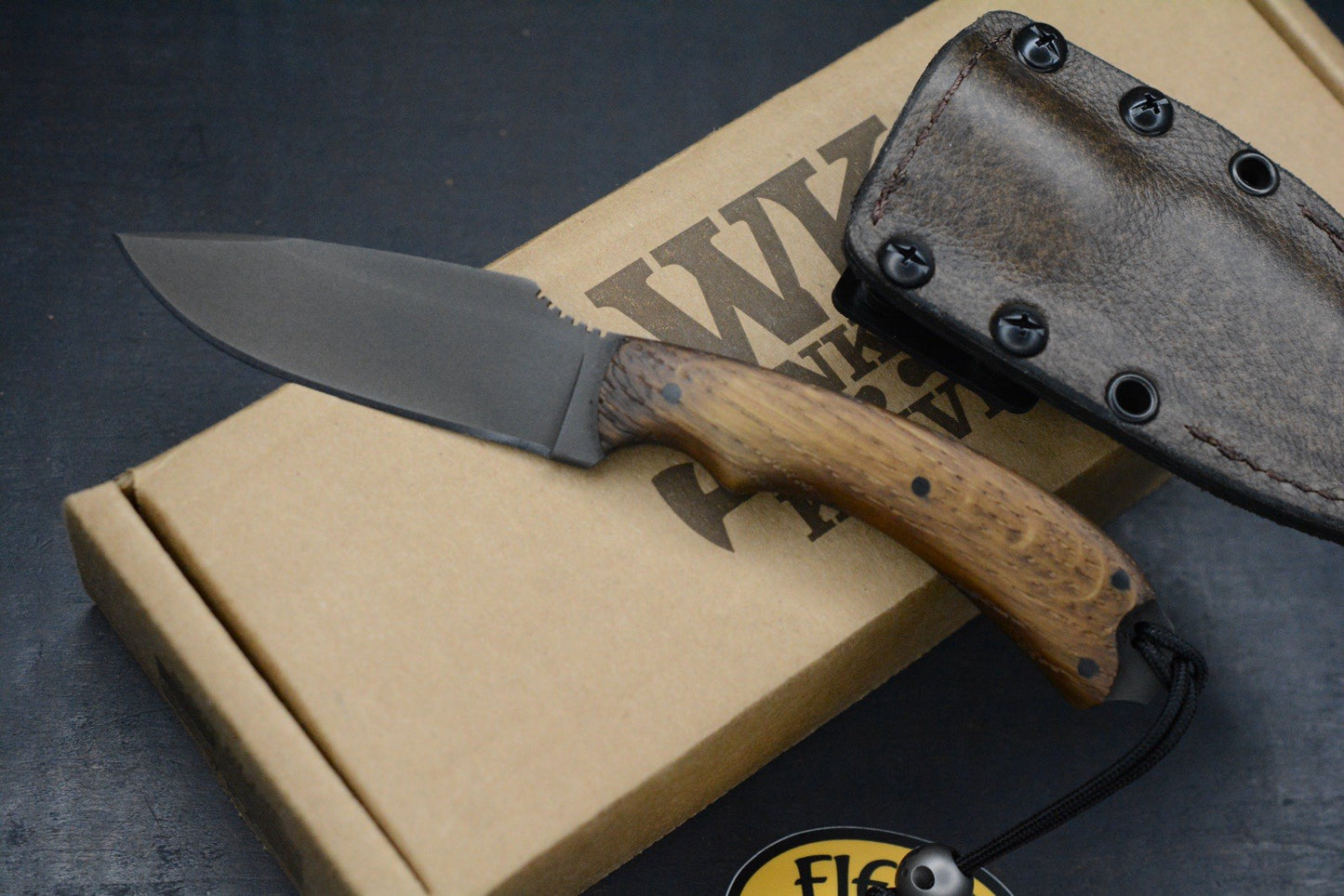 RARE++ Winkler x Houin Field Ethos Sweet T White Oak Handle / DP 3.5”w/ Ti Bead