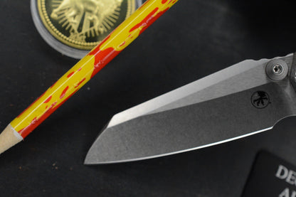 RARE Microtech MSI MINI -  Marfione Selects / Fluted Titanium w/ John Wick Pack