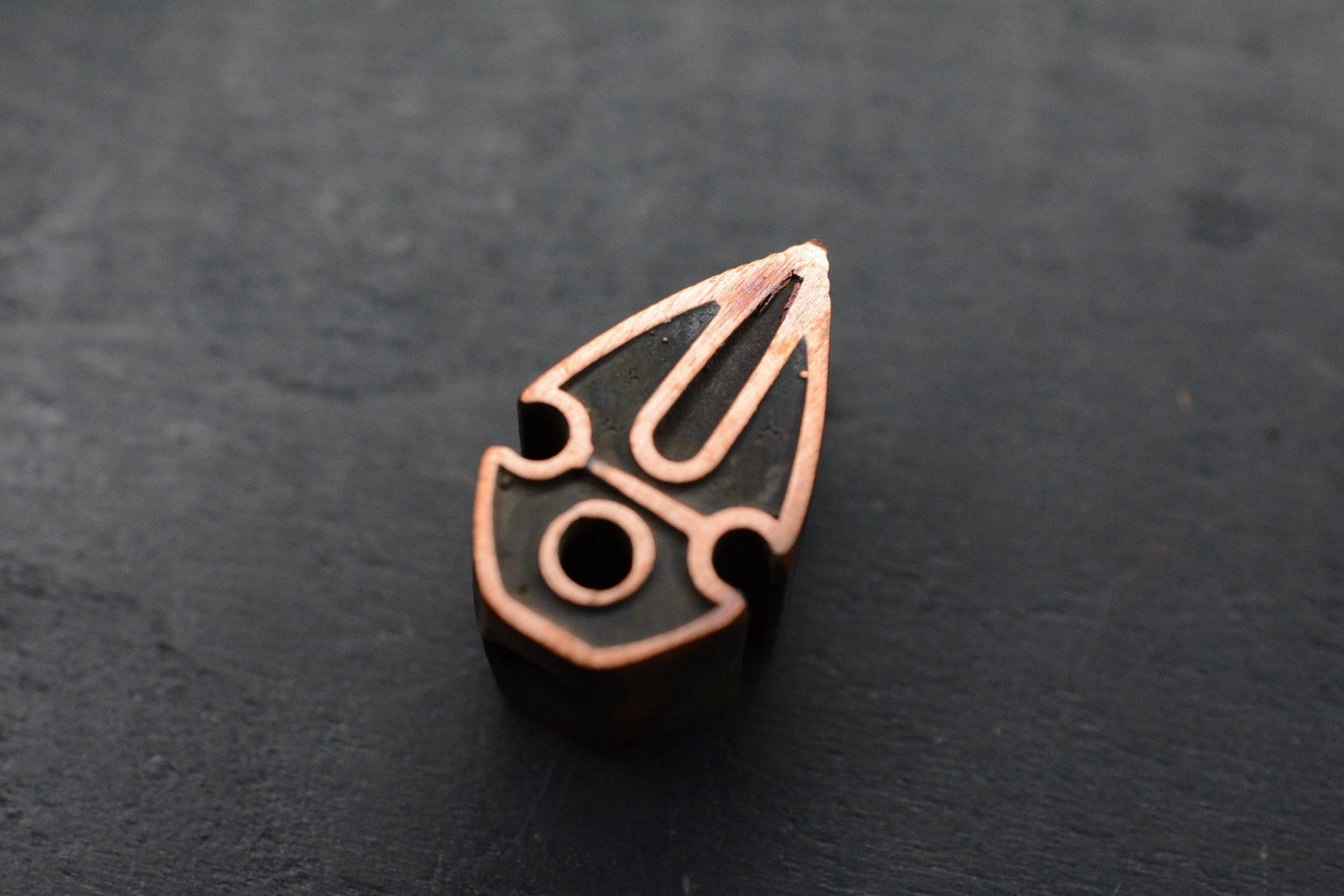 RARE Koch Tool Co - Artifakt Patina Copper Bead Re Playge/ JRW/ Microtech