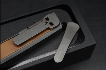 NEW CHAVES Scapegoat 229 Dirty Steve - SW Grey PVD / Natural Micarta Magnetic