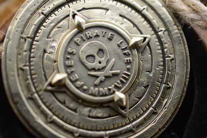 NEW Pete’s Pirate Life - V9 Brass Mechanical Coin w/ PPL Puzzle Box