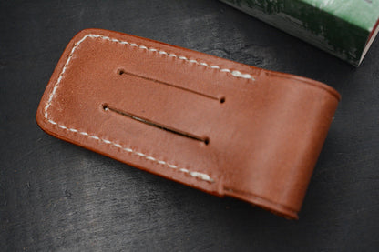 RARE++ Al Mar Denali Top Gun Cocobolo Handles SS Bolsters w/ Leather Sheath