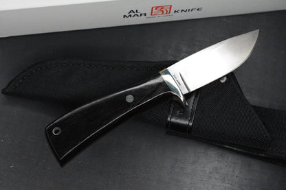 RARE++ Al Mar Personal BT Fixed Blade Satin Blade/ Titanwood Handle Seki Japan