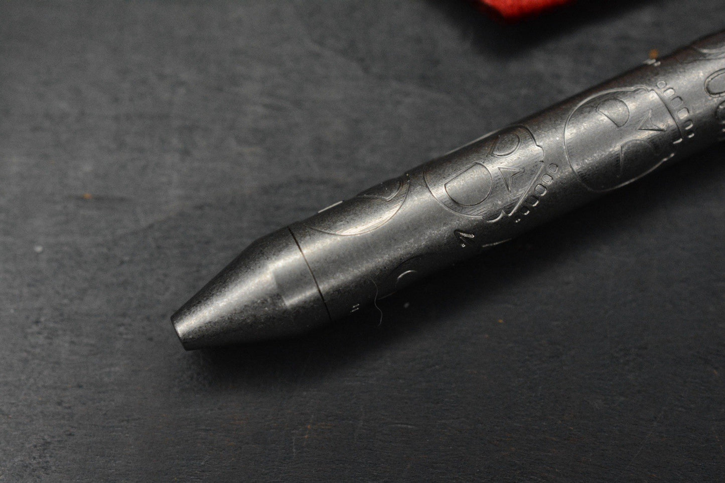 NEW Triple Aught Design x Fellhoelter Tickler Pen - Mean Skull w/ TAD Patch