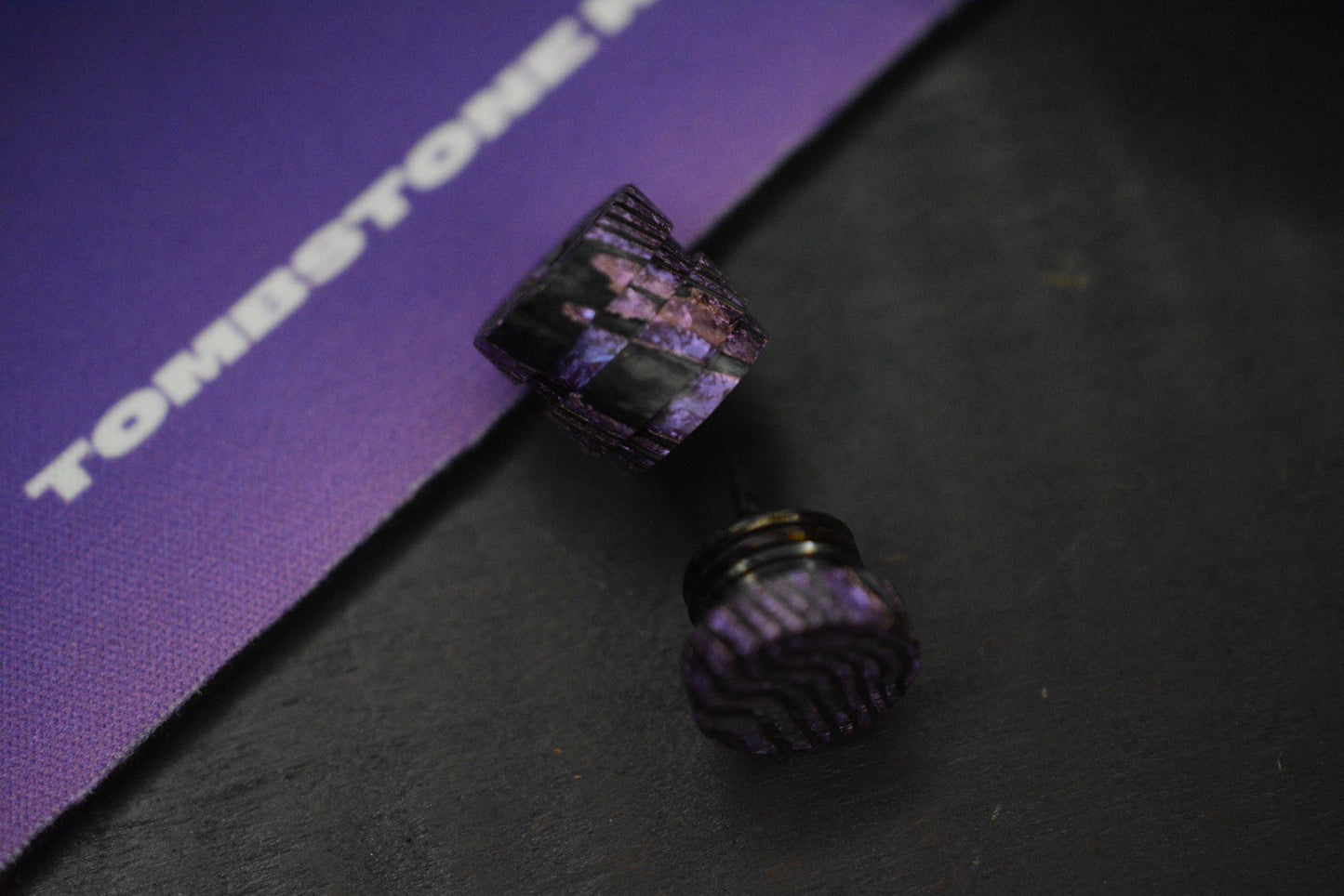 RARE++ Collin’s Trace “The End” XL Premium Purple Zircuti Bead Re Playge JRW