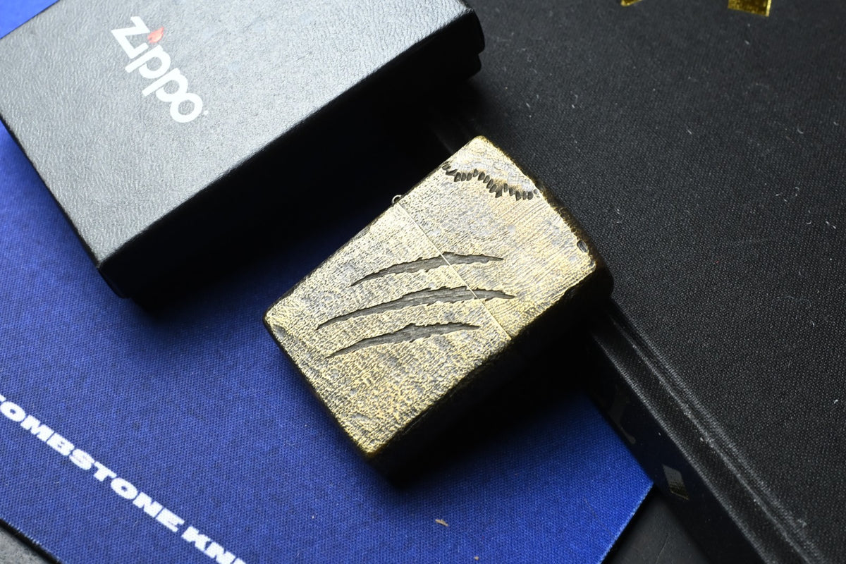 RARE CUSTOM ZIPPO x Marvels Wolverine - Brass Lighter
