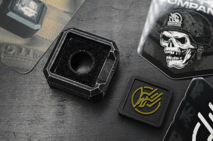 NEW Griffin Combat Rover - Black Stonewashed Ano Aluminum AirTag Holder