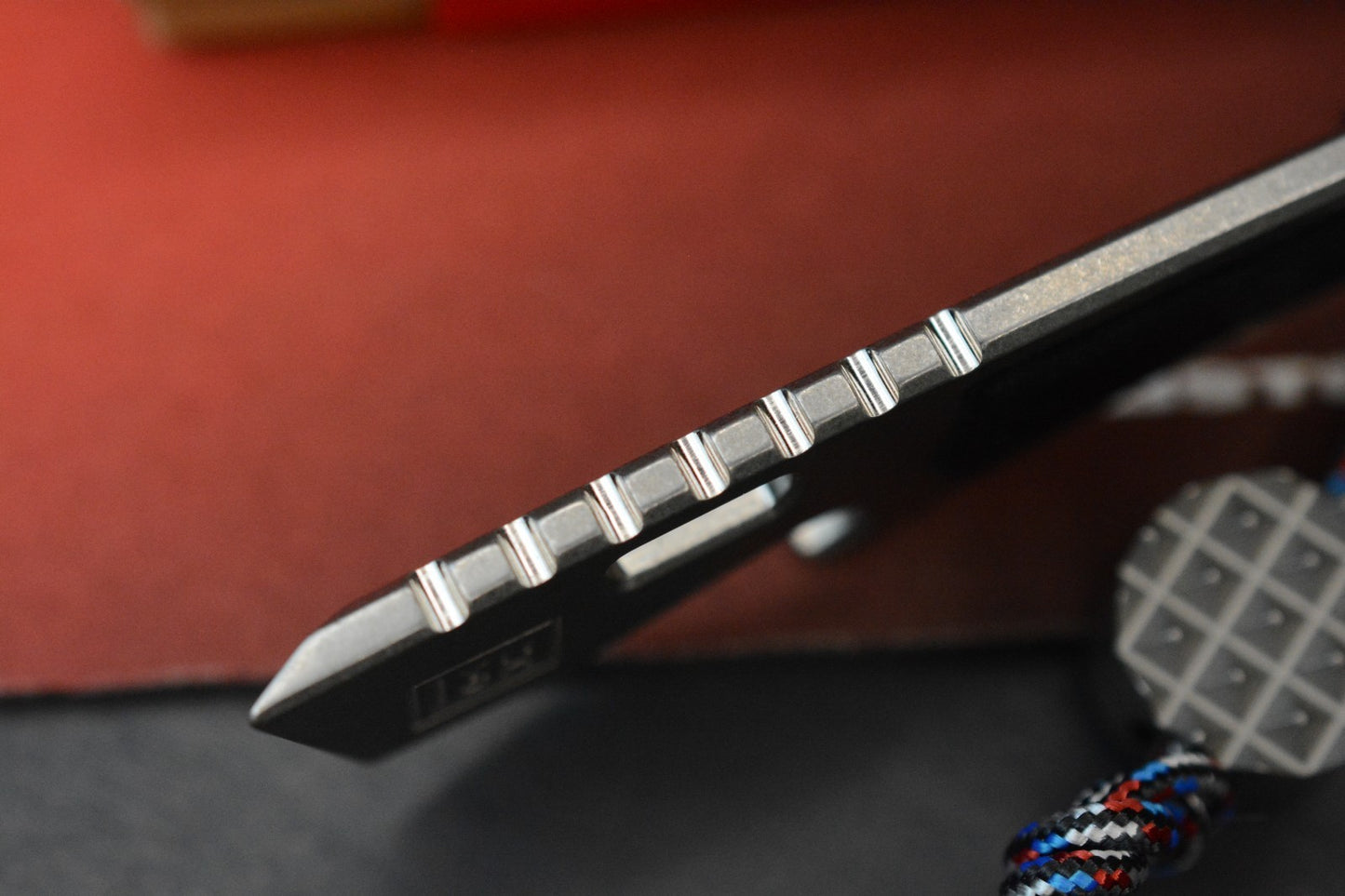NEW Lynch NW Best Case Scenario Pry - SW Ti / Black Micarta Inlays w/ TKW Bead