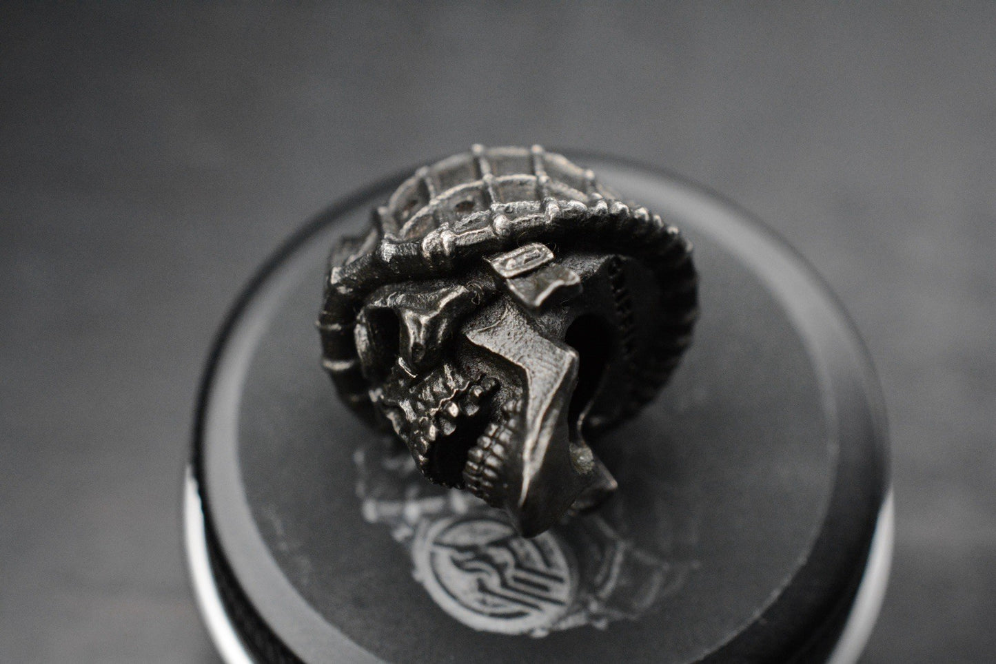 NEW Griffin Combat Dead Sergeant Sterling Silver Skull Bead - Hi Detail